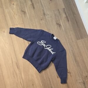 Port and Company Sea Island Navy Blue Kids Sweatshirt